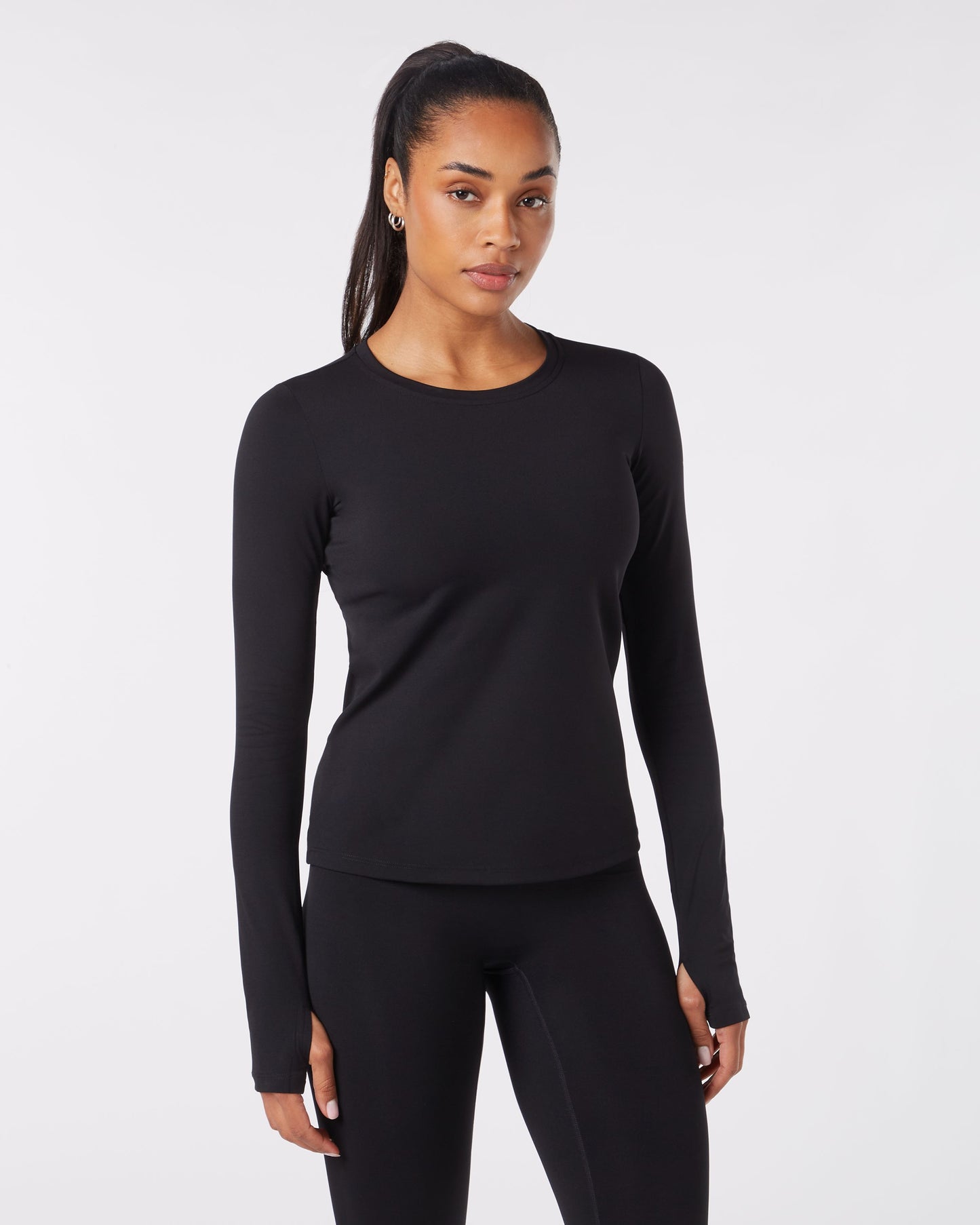 Long Sleeve Top - Black