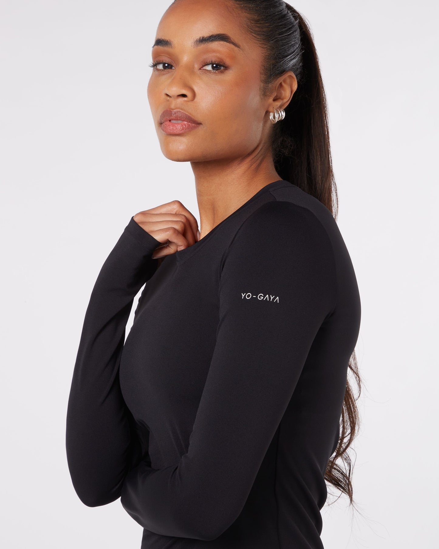 Long Sleeve Top - Black