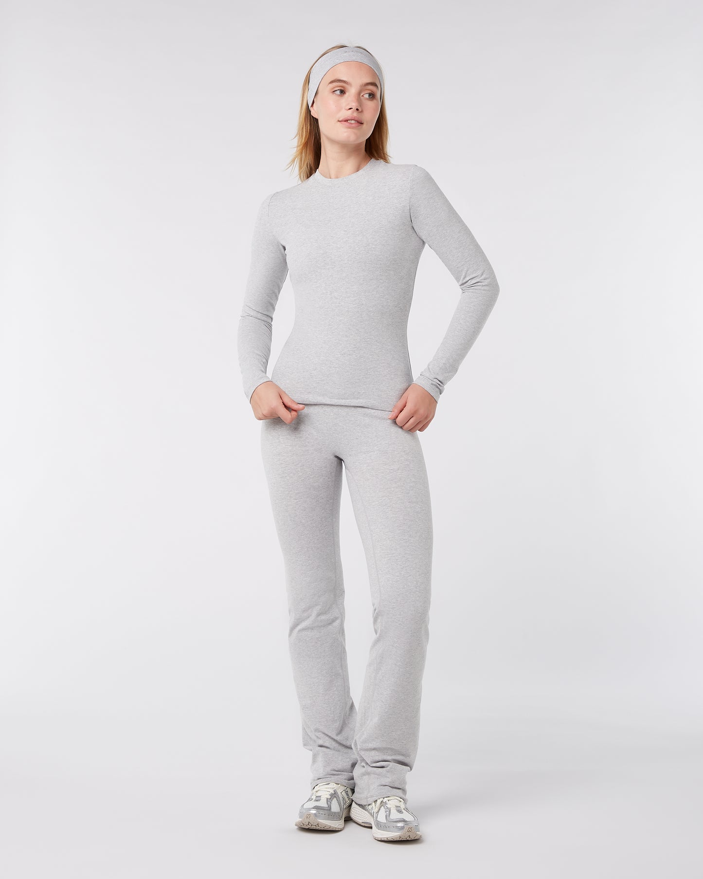 Lounge Long Sleeve Top - Grey