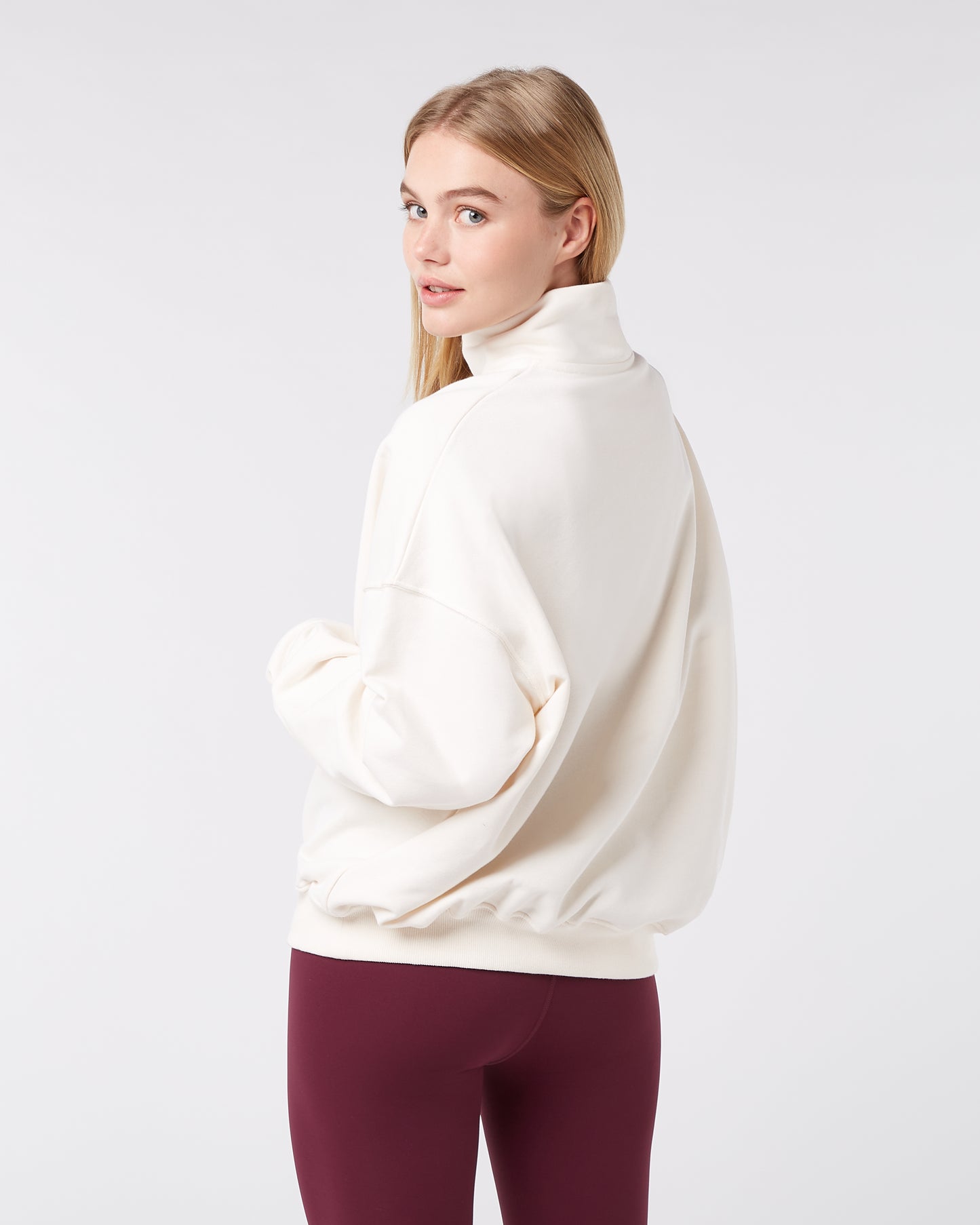 Quarter Zip Pullover - Ivory