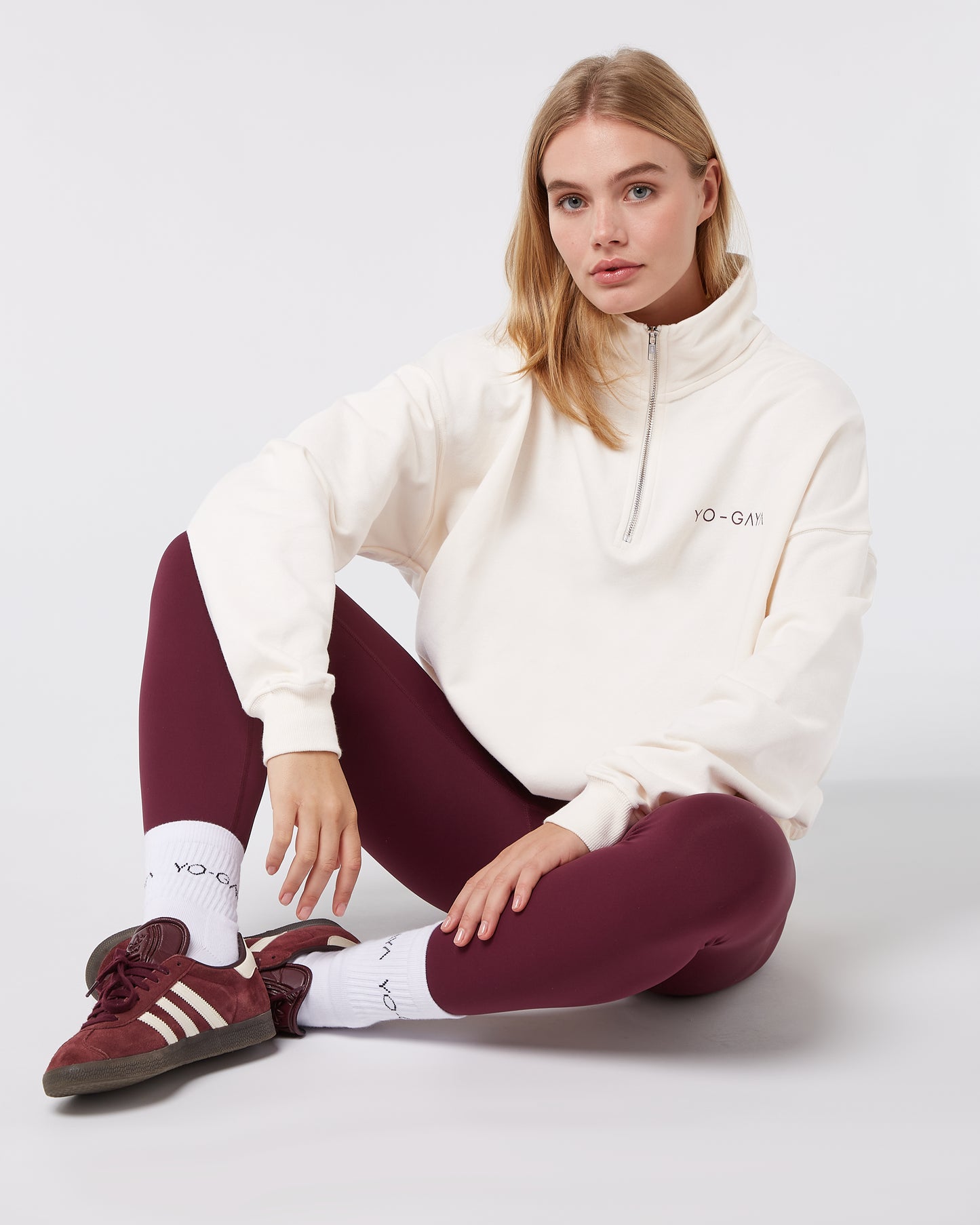 Quarter Zip Pullover - Ivory