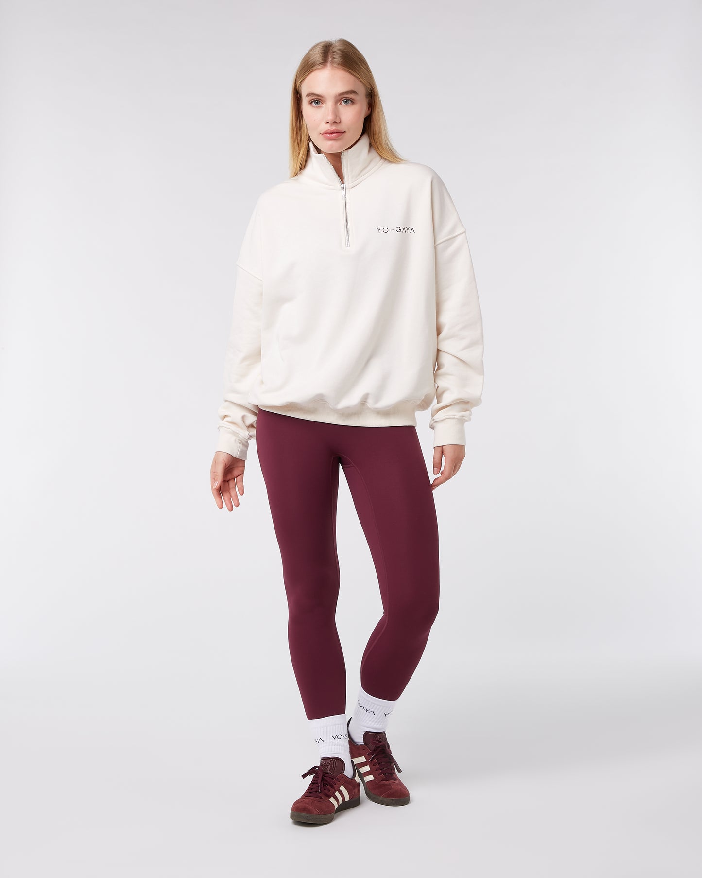 Quarter Zip Pullover - Ivory