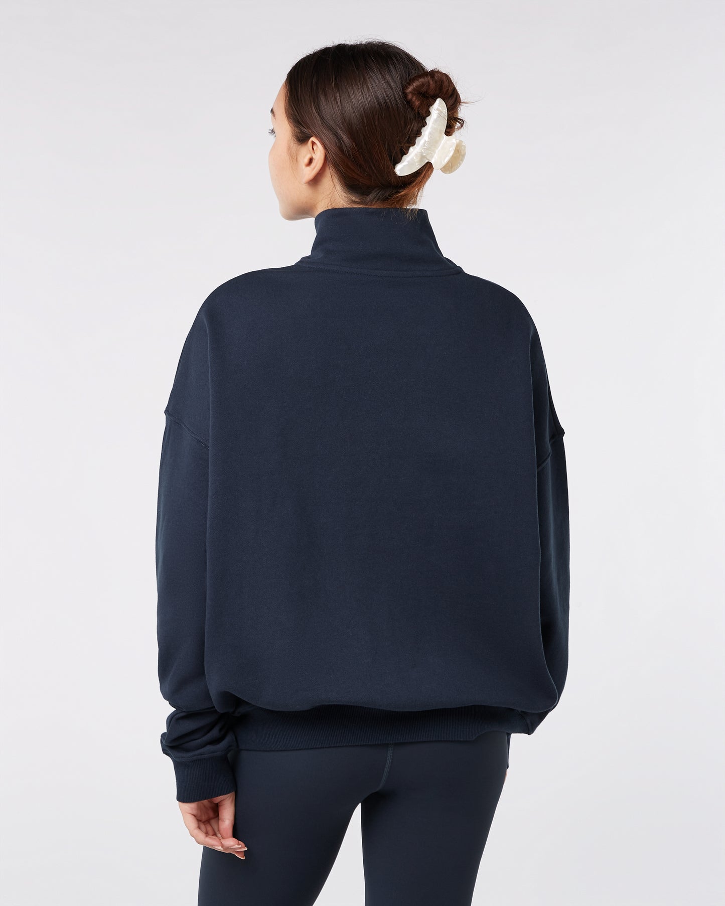 Quarter Zip Pullover - Deep Ocean Blue