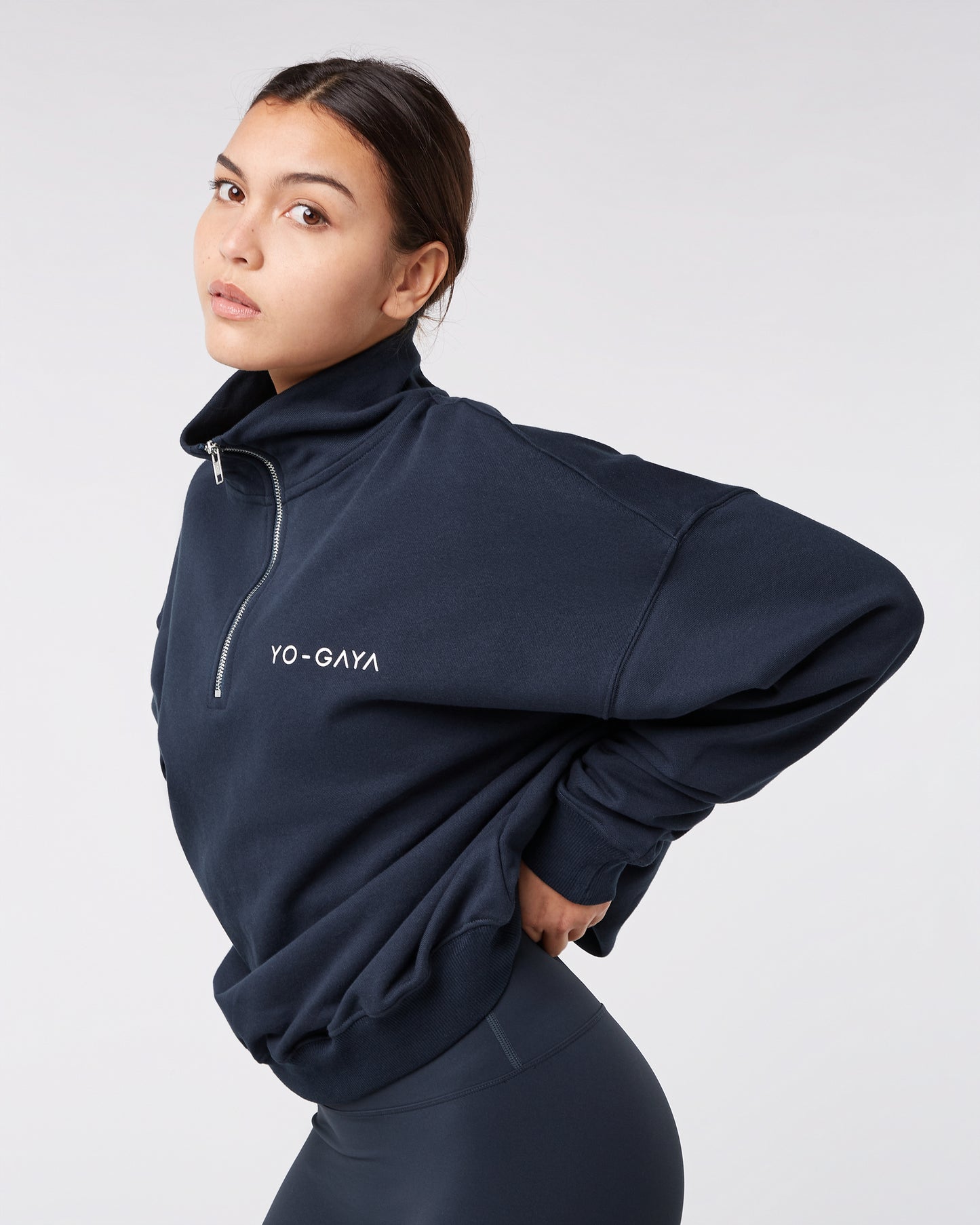 Quarter Zip Pullover - Deep Ocean Blue