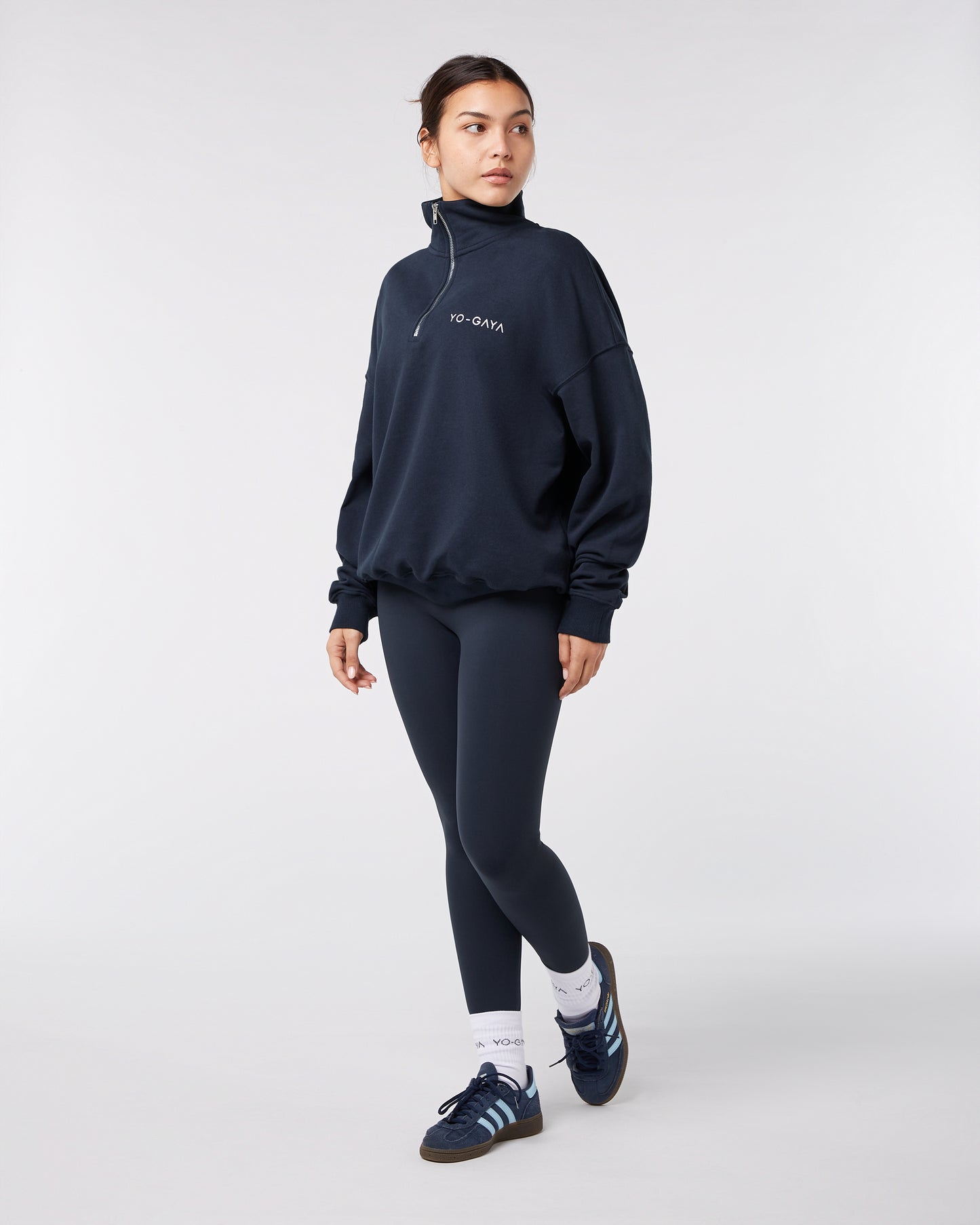 Quarter Zip Pullover - Deep Ocean Blue