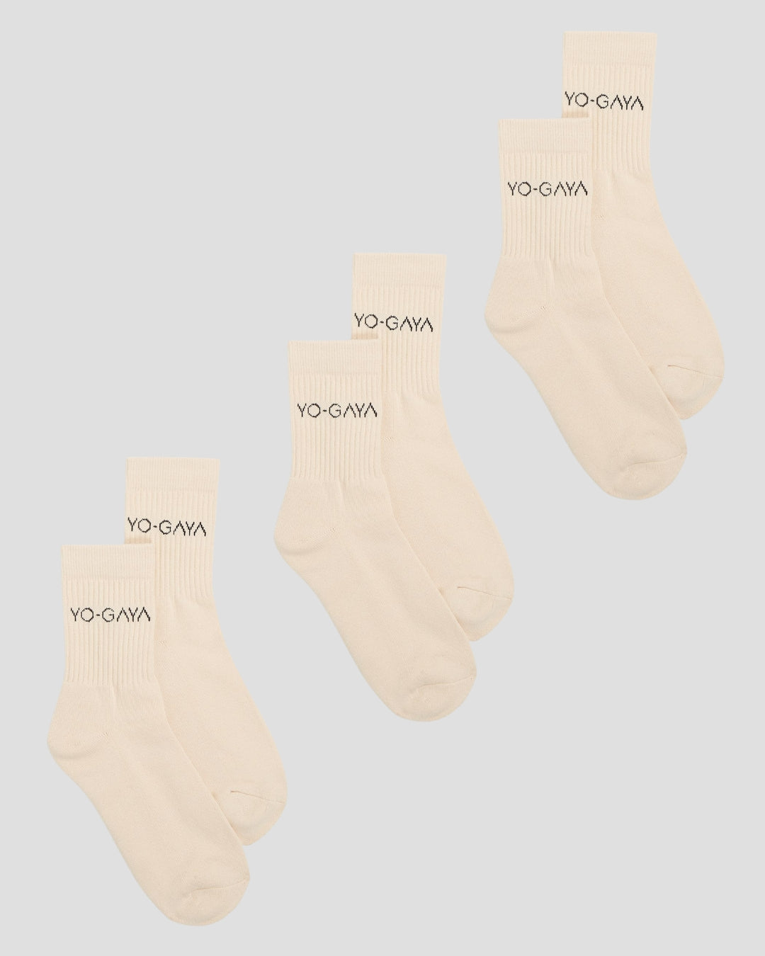 Socks - 3 Pack - Beige